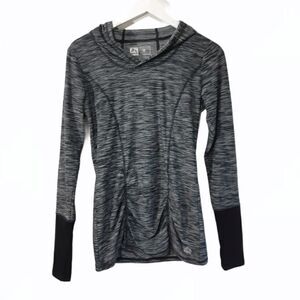 RBX Performance Sports Ruched Long sleeve hoodie